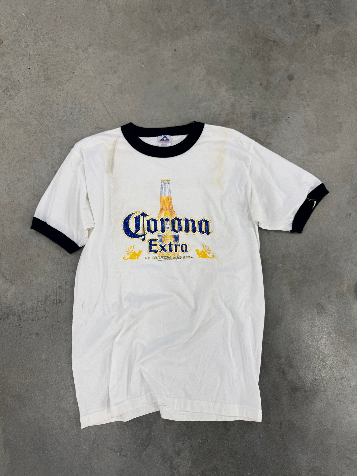 Corona Extra Vintage White Tee - M