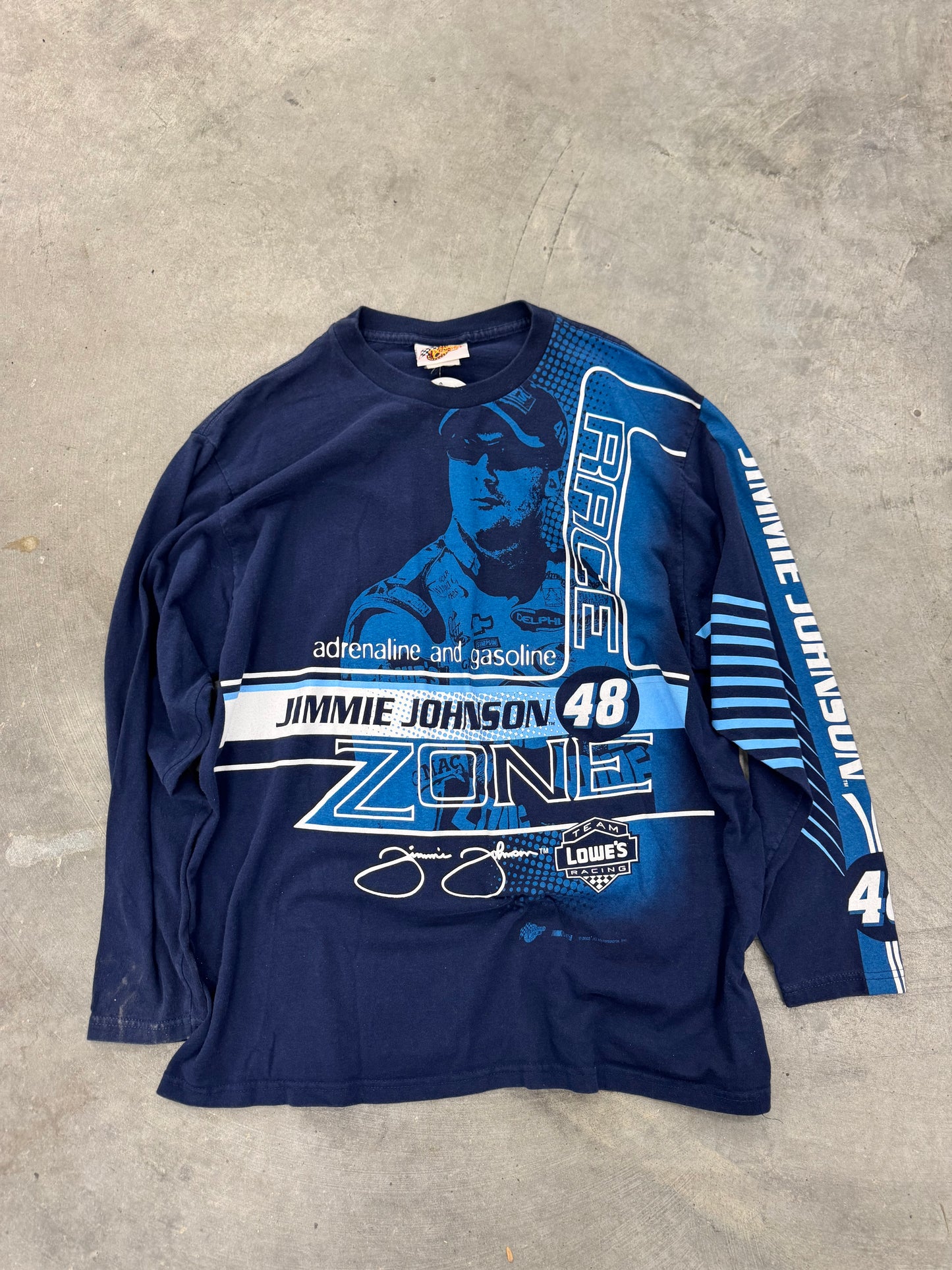 Jimmie Johnson Long Sleeve Vintage Tee - XL