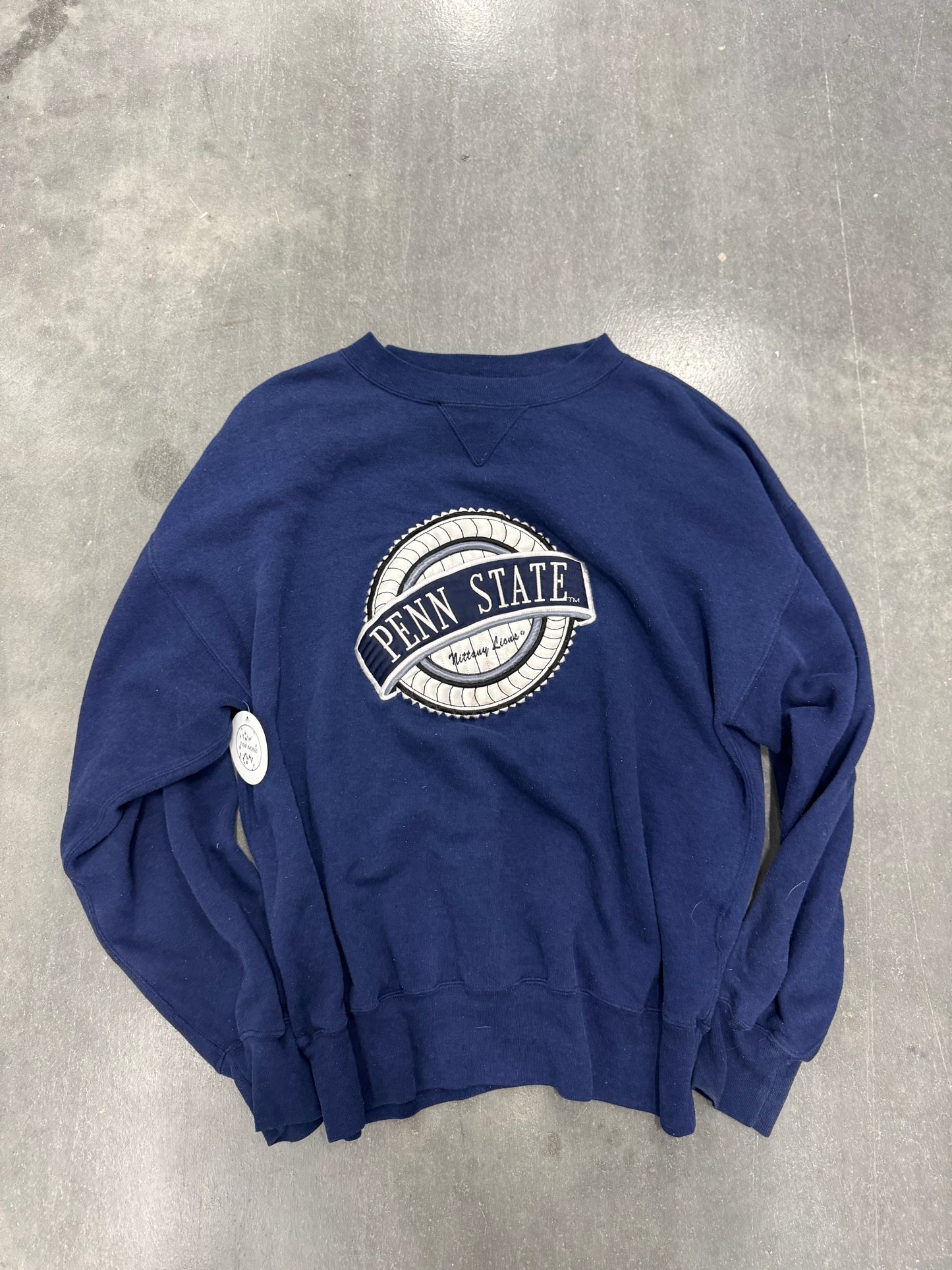 Penn State 90s Emblem Crewneck - L