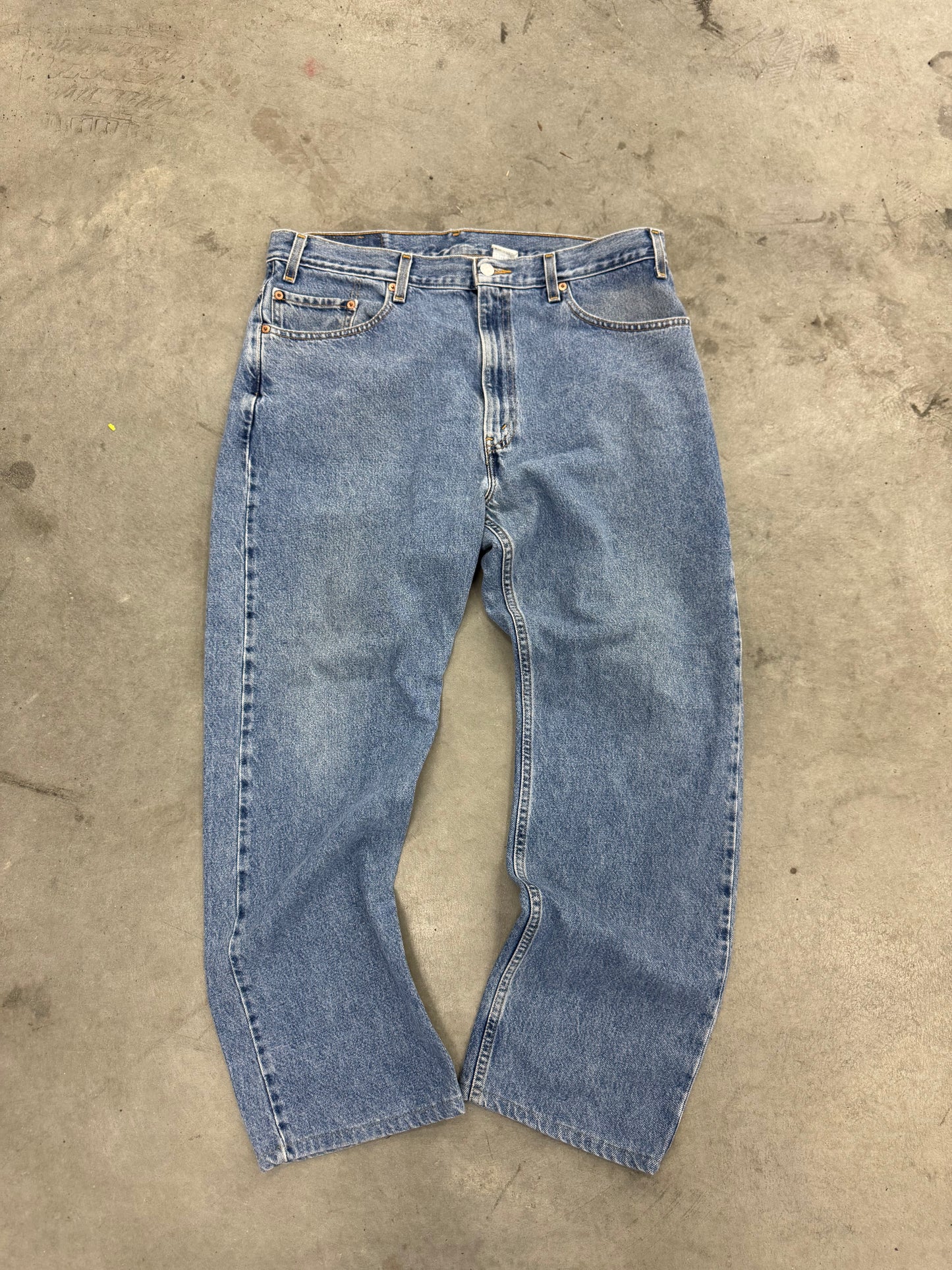 Levi 505 Faded Denim Jeans - 38
