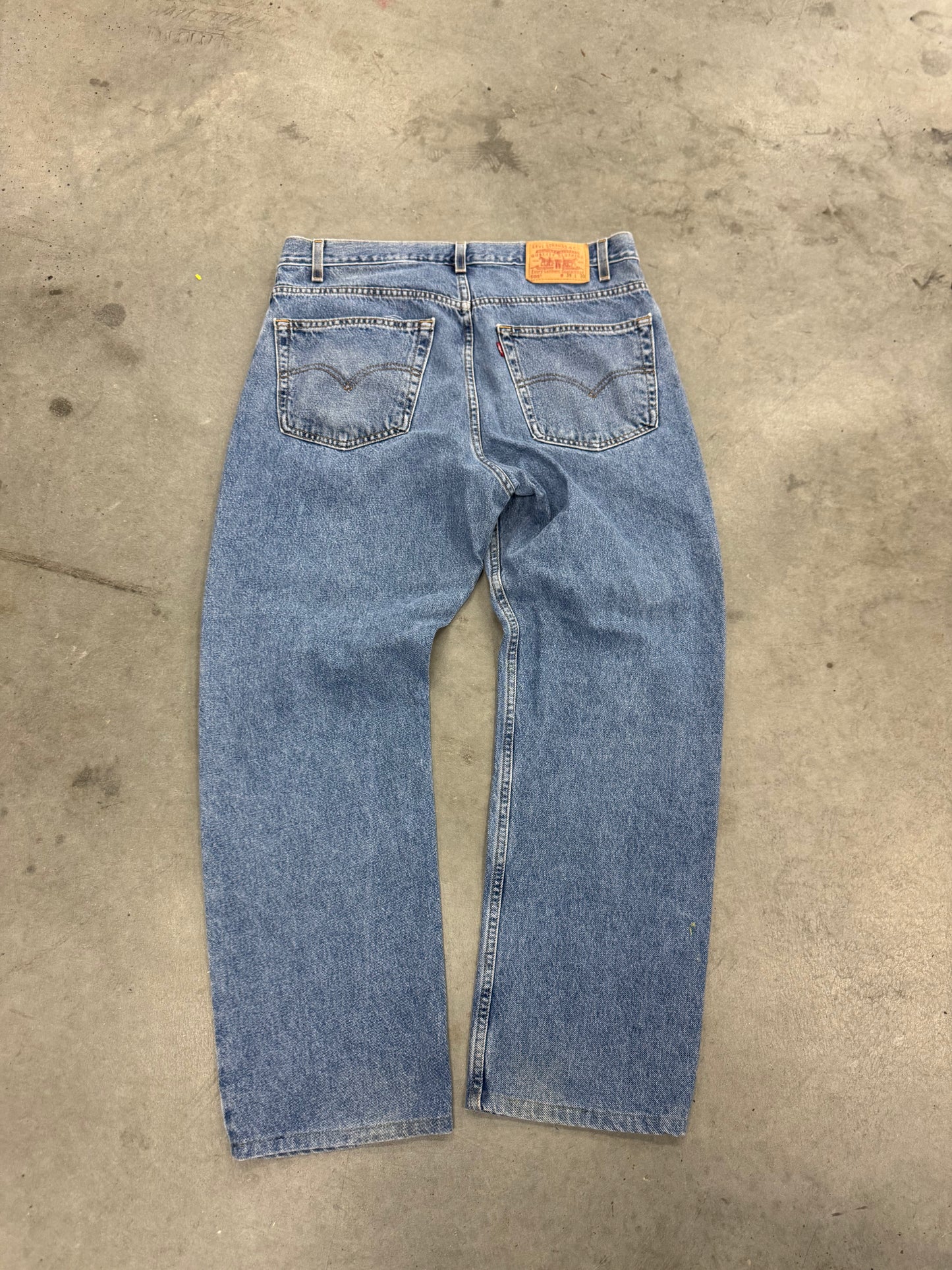 Levi 505 Faded Denim Jeans - 38