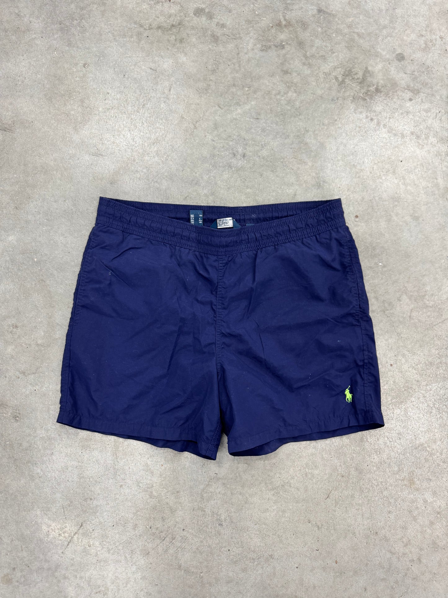 Navy Polo Shorts - S