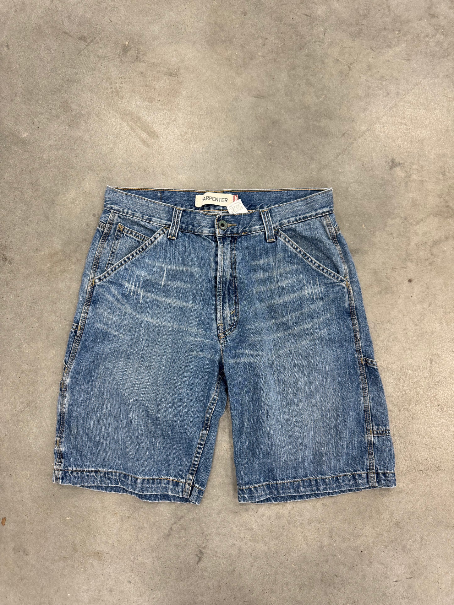 Levi Carpenter Denim Shorts - 33