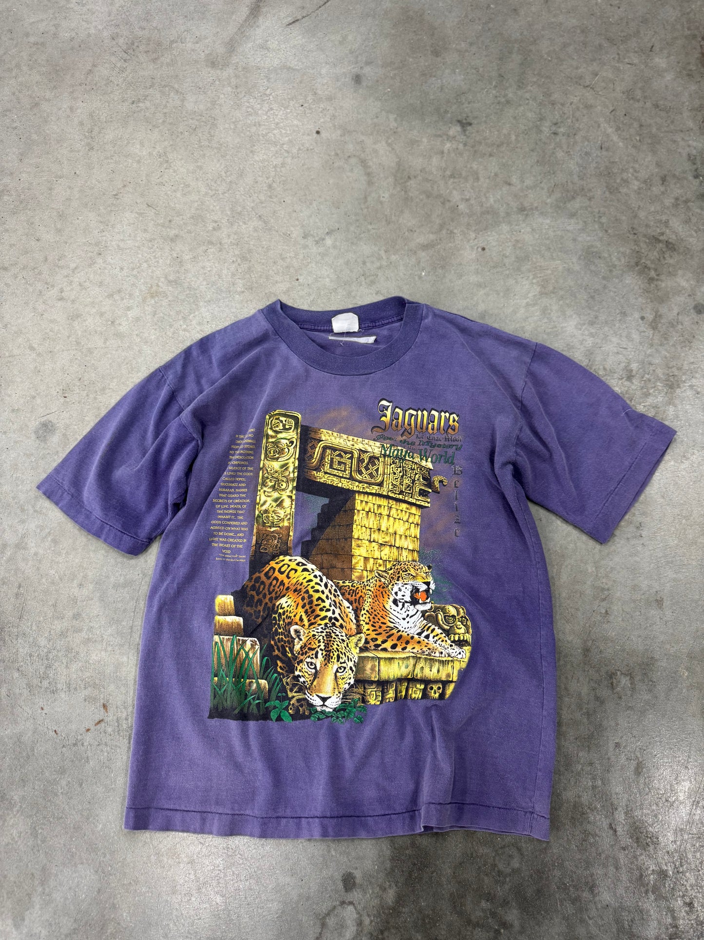 Vintage Jaguar Purple Tee- L