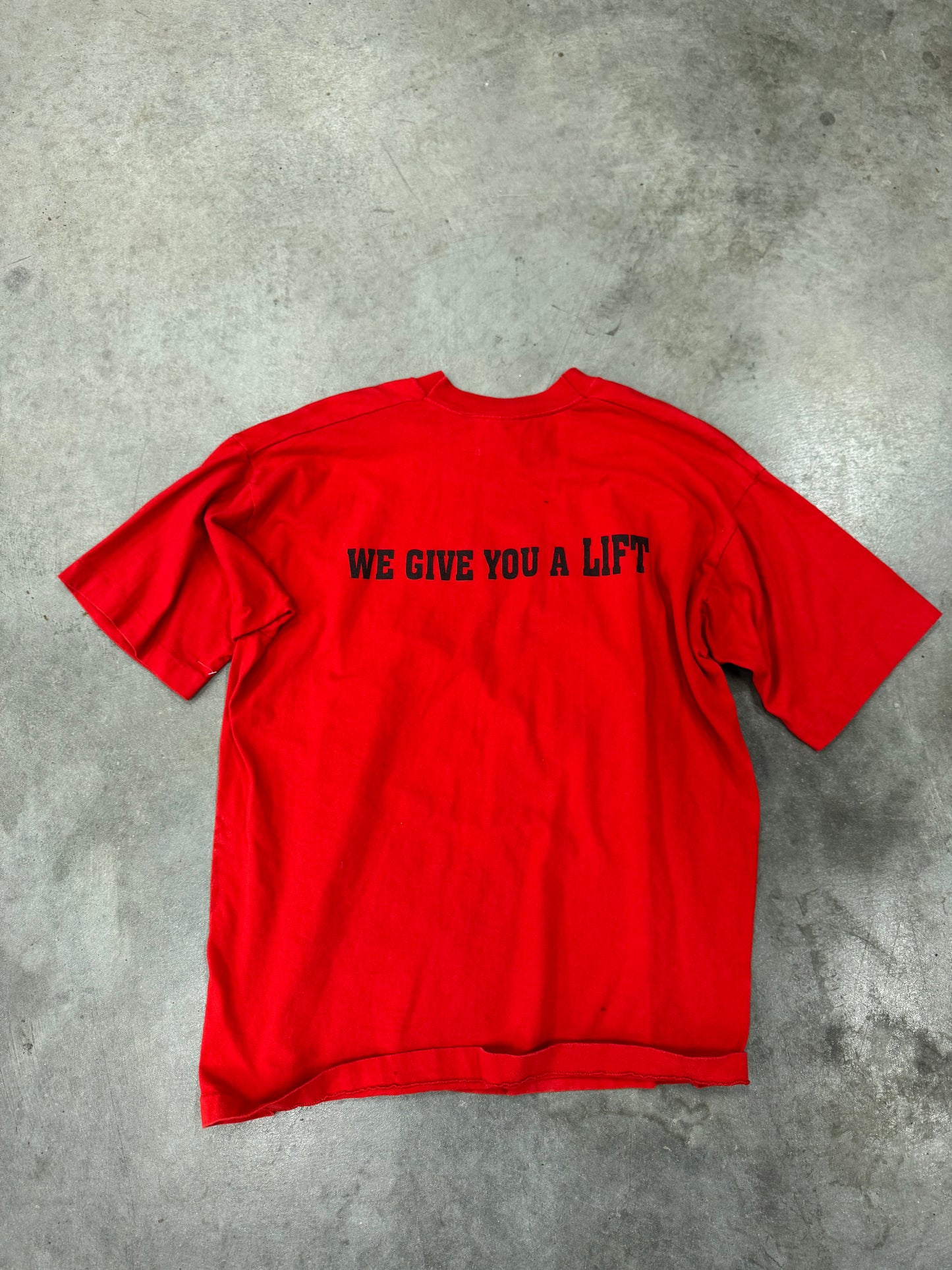 Bodyshop Jacksonville Gym Red Tee - XL