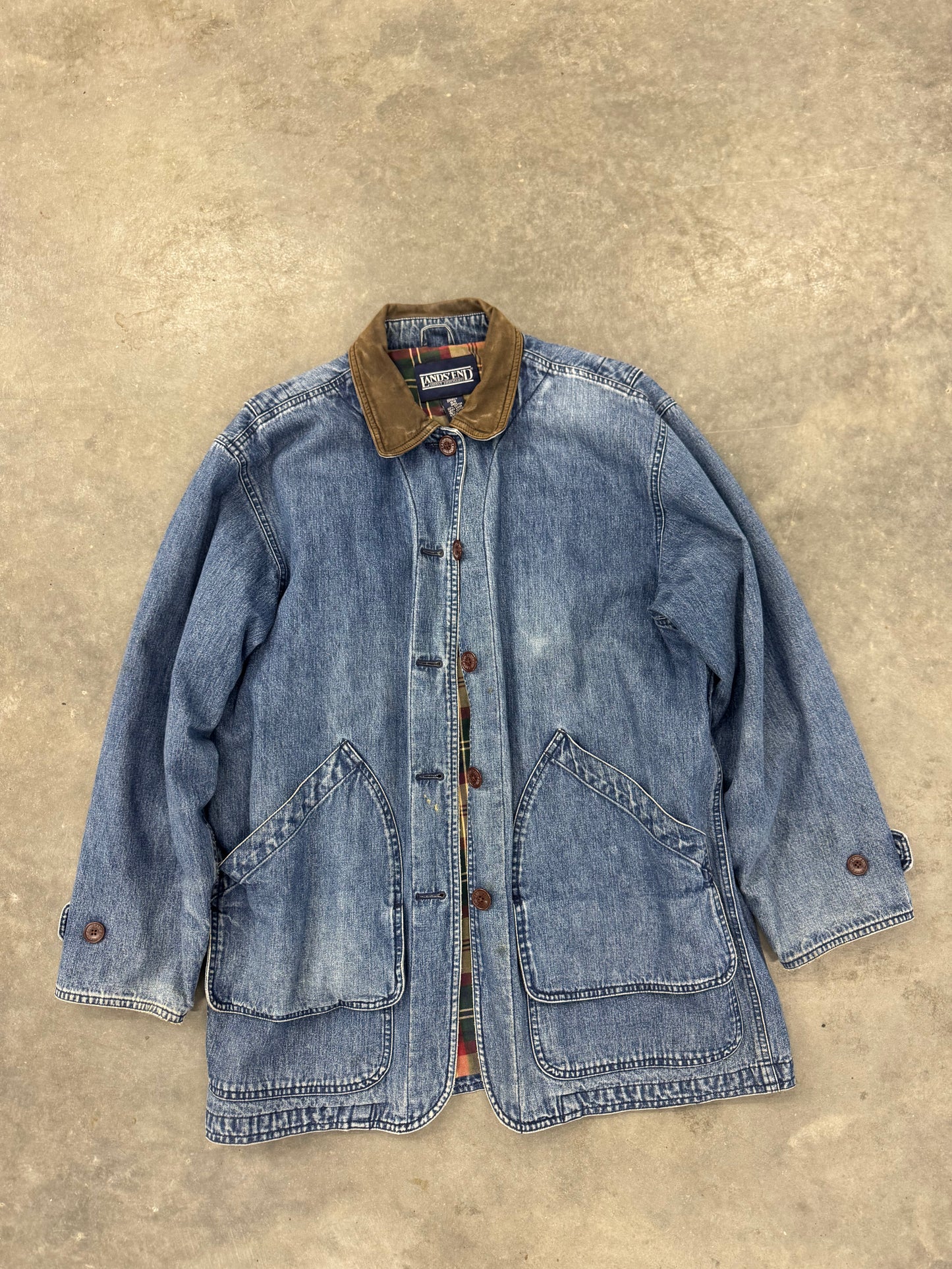 Lands End Jean Jacket - M