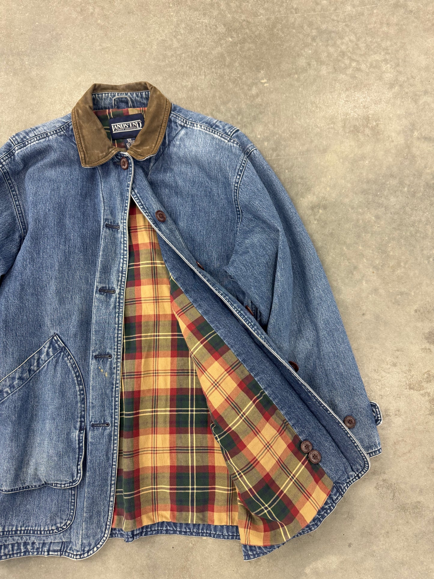 Lands End Jean Jacket - M