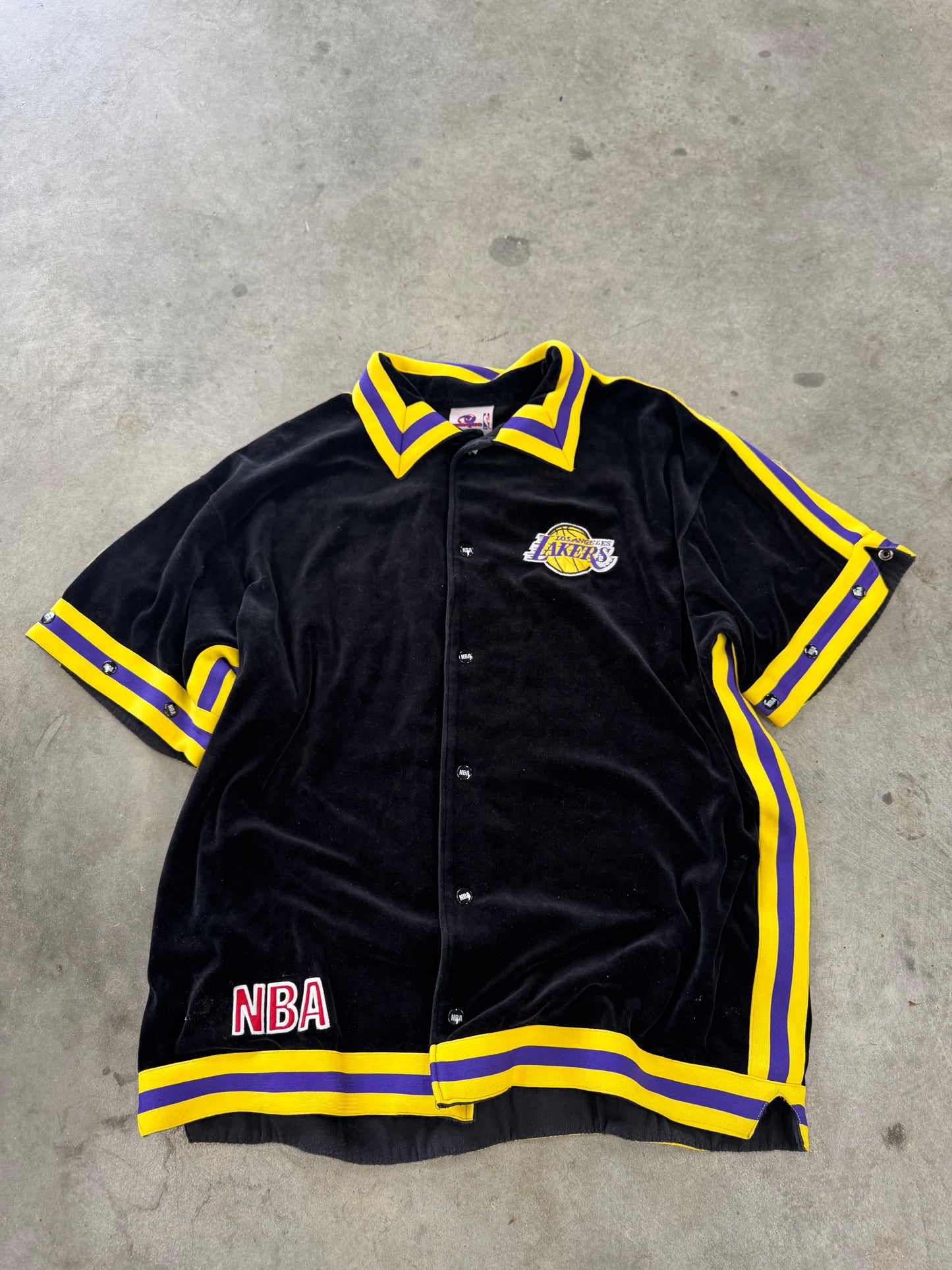 Lakers Velour Vintage Sweatsuit Jersey - L