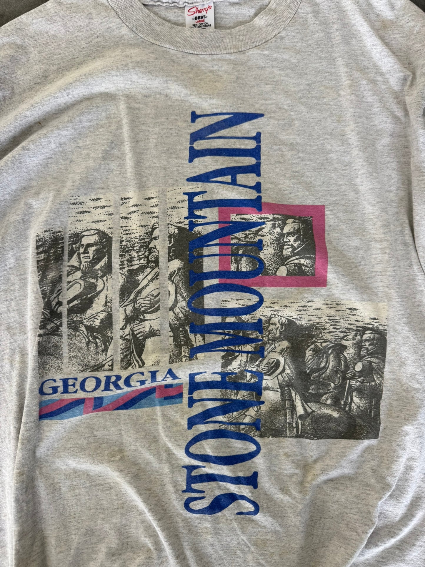 Georgia Stone Mountain Gray Tee - L