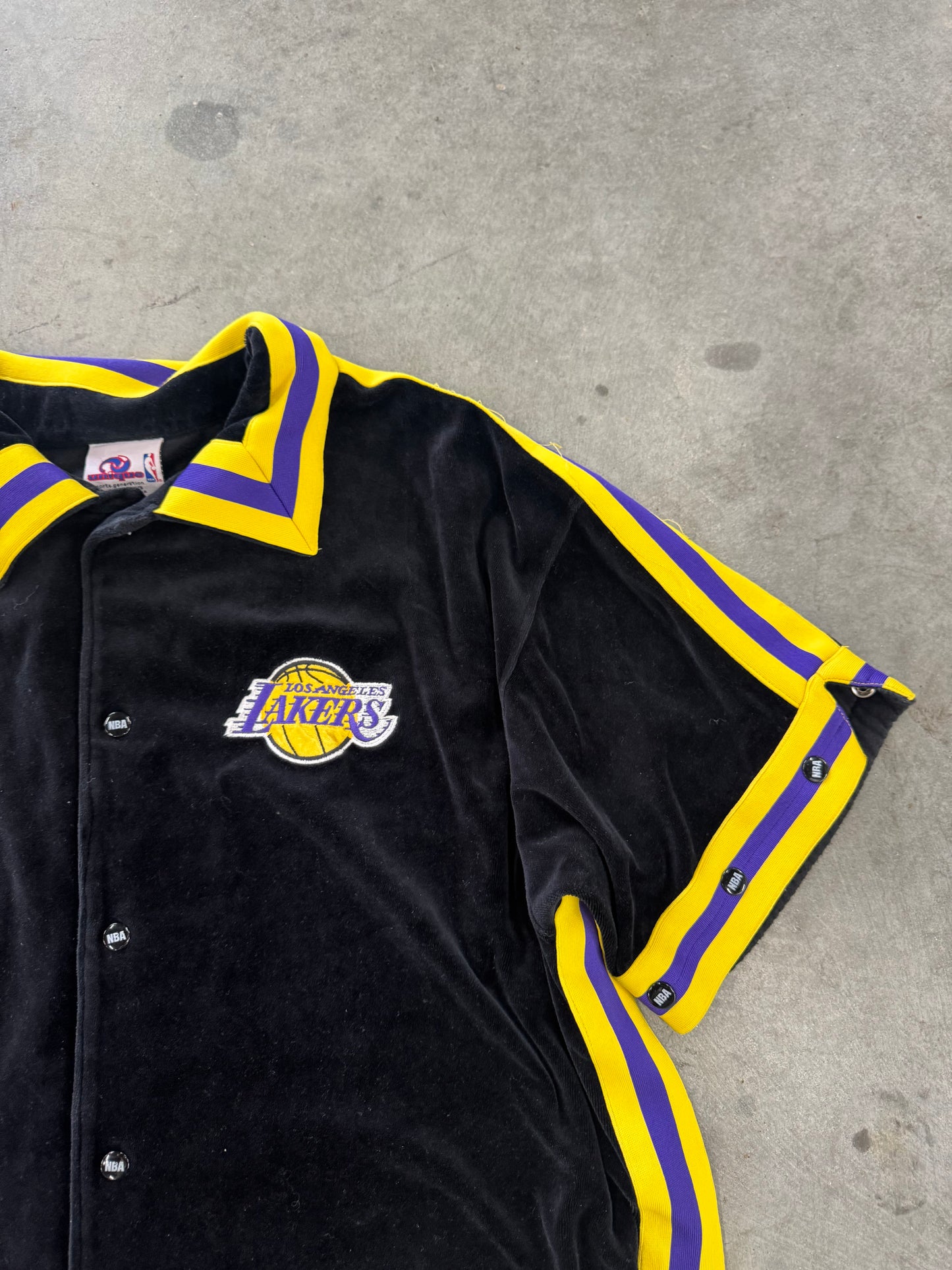 Lakers Velour Vintage Sweatsuit Jersey - L