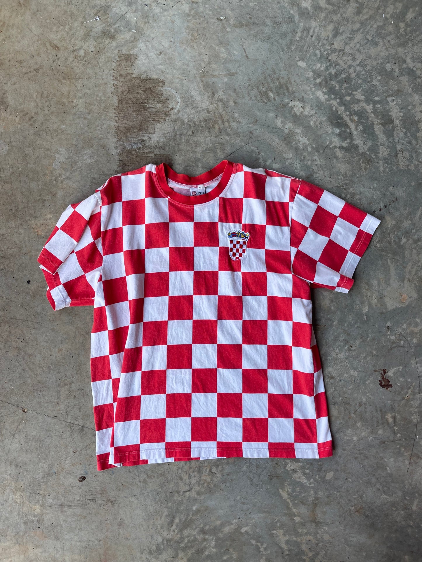 Checkered Croatia Tee