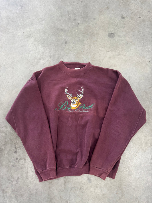 Big Buck Purple Crewneck - XL