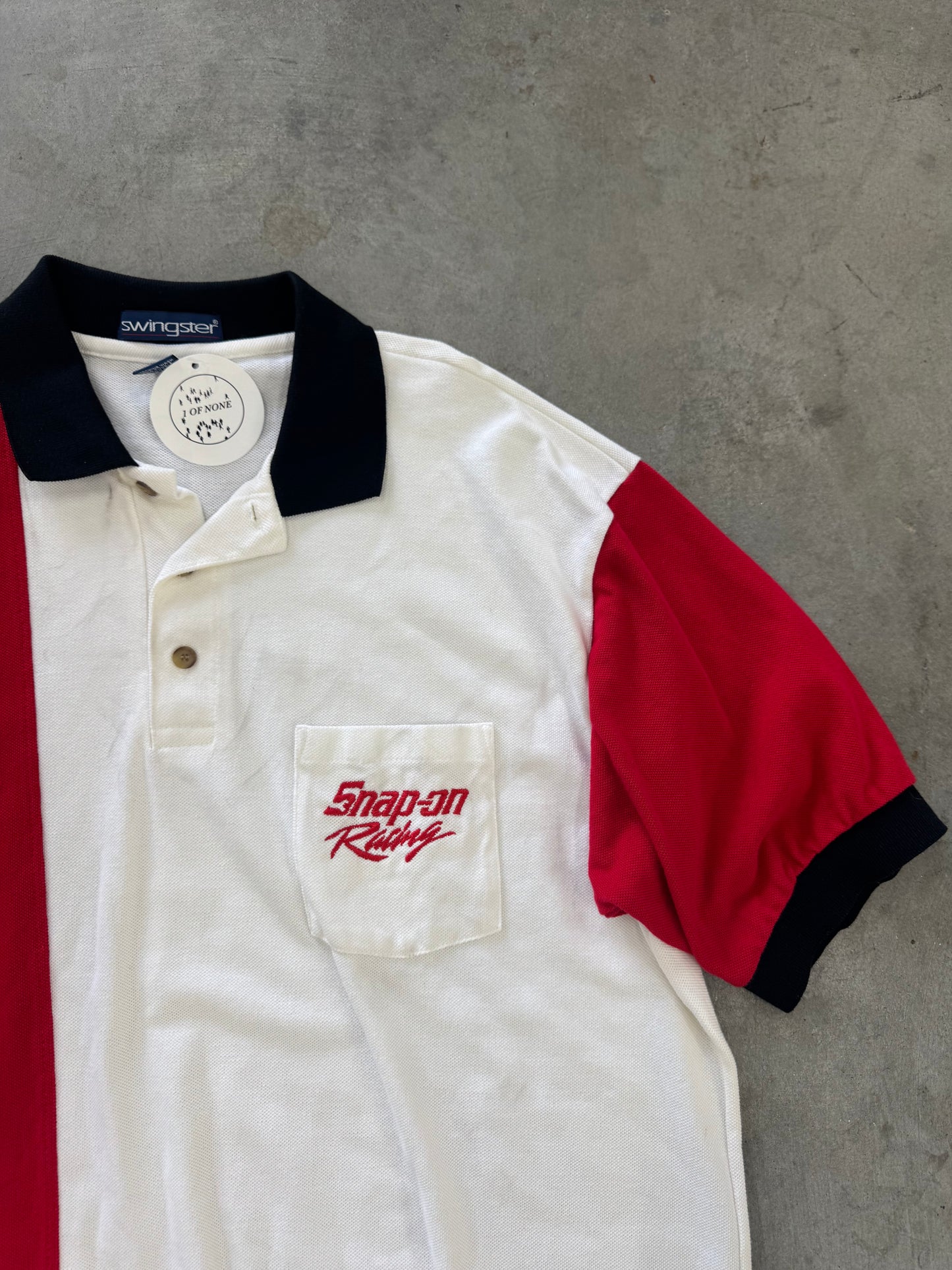 Snap On Racing Color Block Collared Shirt - XL